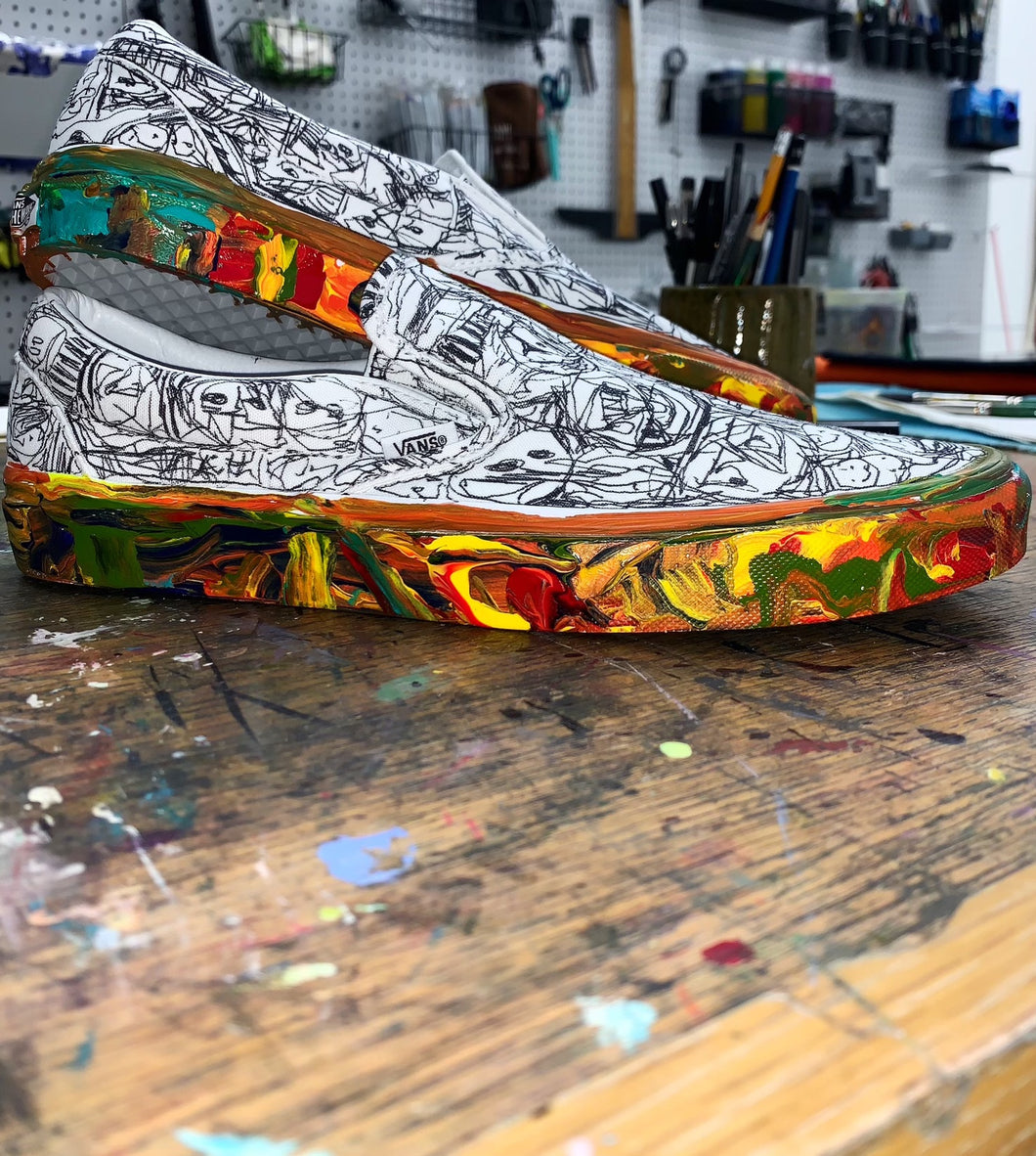 custom slip-ons (11.5)